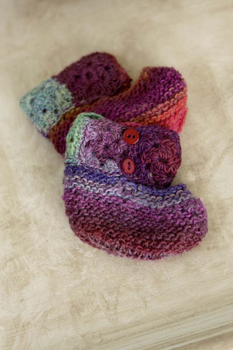 Tricoter des chaussons pour bébé en laine - Le blog de Ladylaine