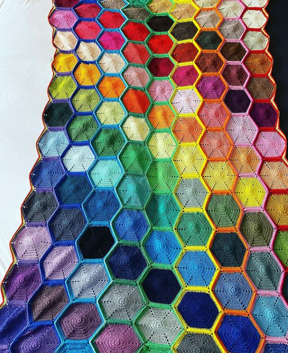 Hexagone au crochet par Mr Knitbear