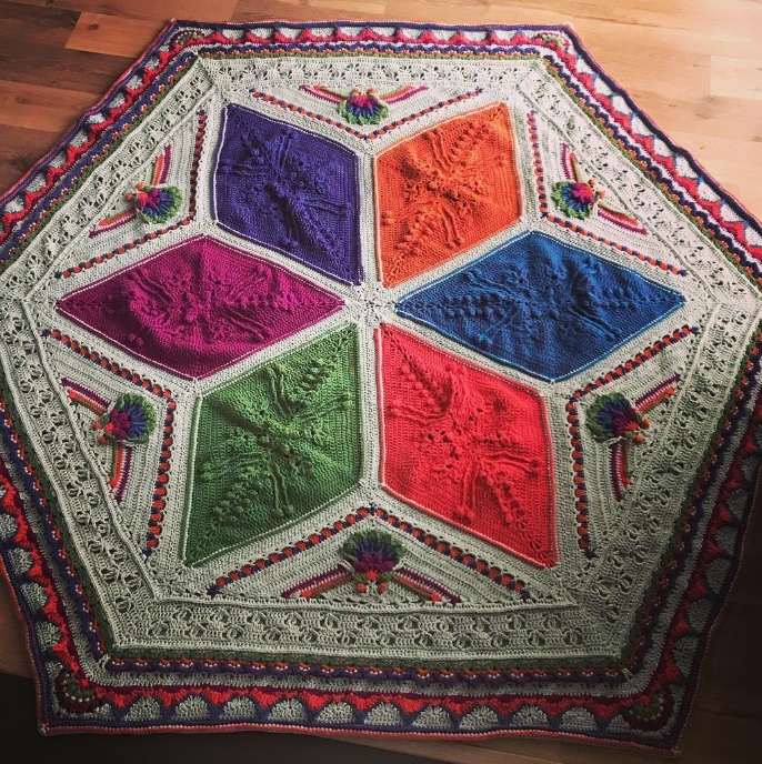 Hexagone au crochet par Mr Knitbear