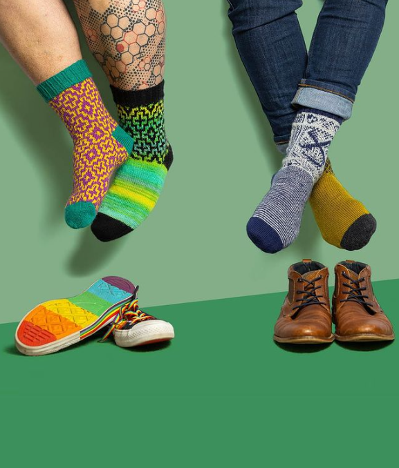 livre chaussettes à gogo et autres tricots dendennis et knitbear