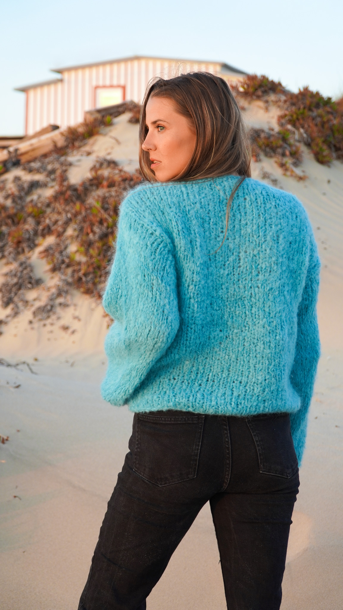 Pull Oceanvibes Sweater de Judith Jelena en laine Desire de Wooladdicts