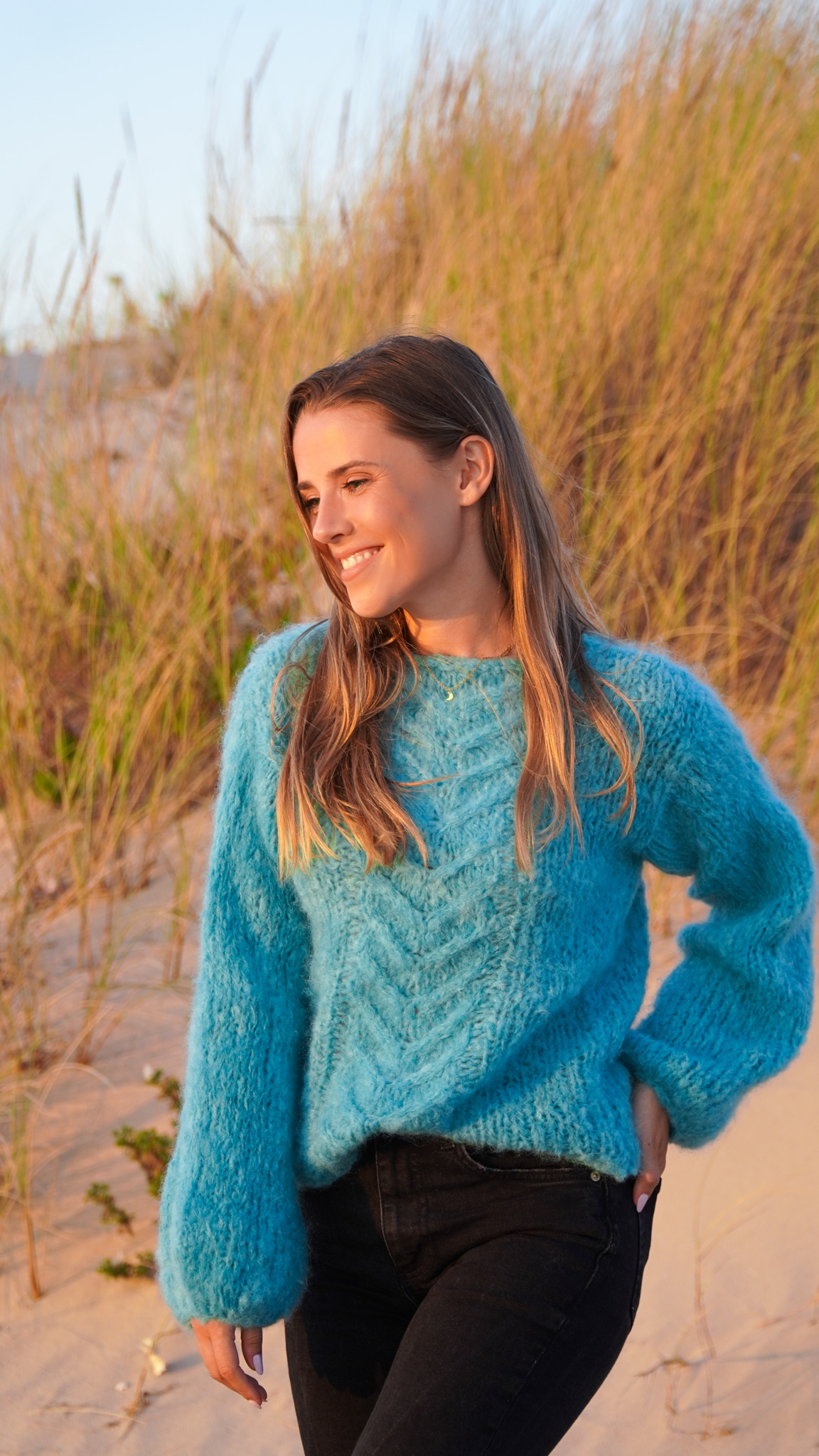 Pull Oceanvibes Sweater de Judith Jelena en laine Desire de Wooladdicts