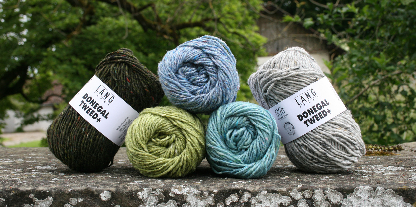 Laine Donegal Tweed+ Lang Yarns